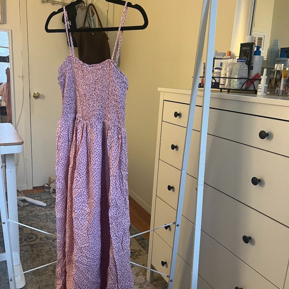 & Other Stories - Pink Floral Maxi Dress